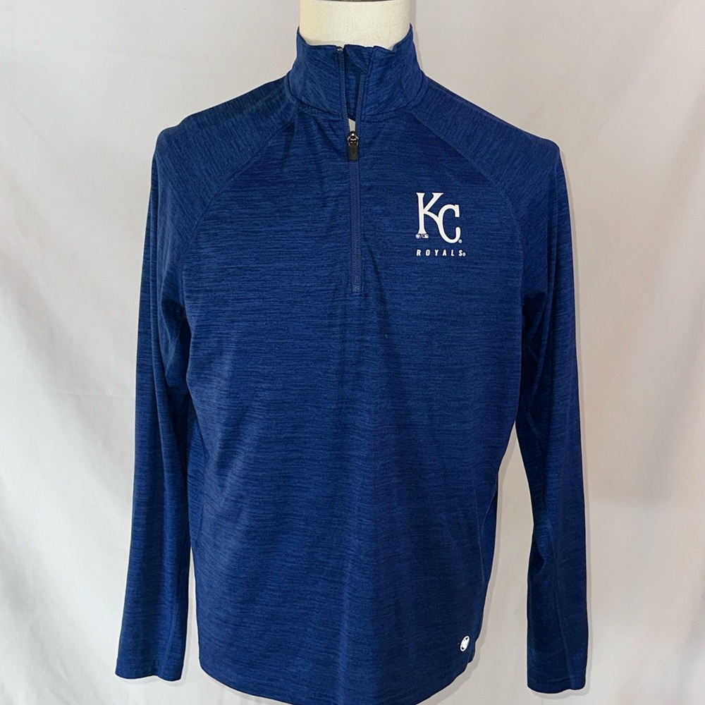 '47 Blue Kansas City Royals 1/4Zip Jacket